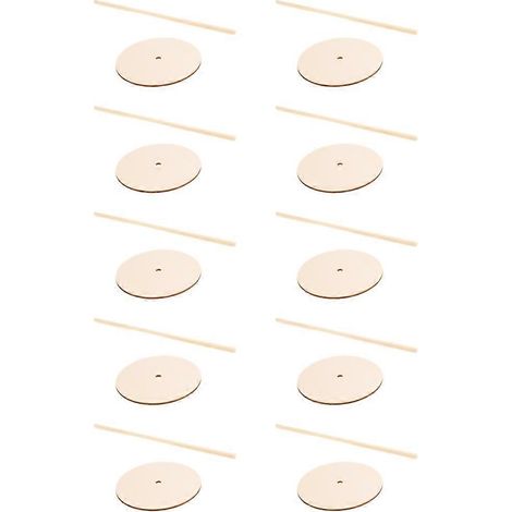Présentoir mural en bois, support d'affichage, décoration de table pour anniversaire d'enfant ou mariage, cercle avec piquet. (1/5)
