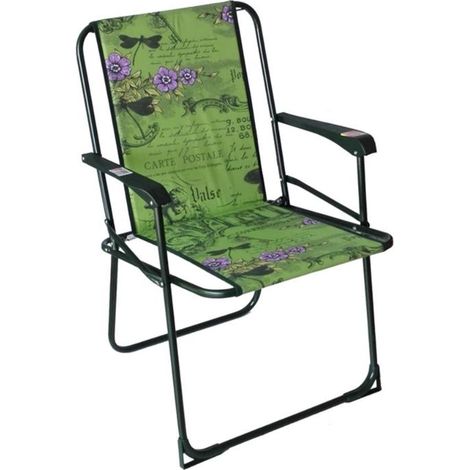 ALCO sillon fijo ac15 620v/1709 , Sillón fijo AC15 620V 1709Fabricado en metal de alta calidadAcero lacado verdeGran calidadPlegable para facilitar su almacenamient