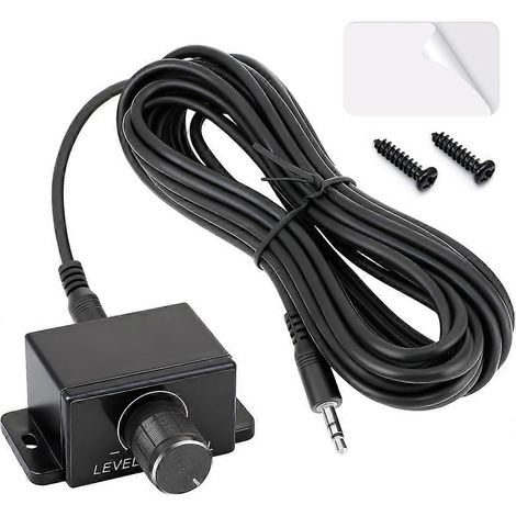 Kit de remplacement pour bouton de basses à distance d'amplificateur, compatible avec les amplificateurs des séries RP/RP-M, port jack 3,5 mm. (1/5)