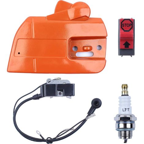 Sprocket Clutch Side Brake Cover Ignition Coil Stop Switch Kit Fit Husqvarna 359 357 340 350 345 346 351 353 Chainsaw Parts (1/5)