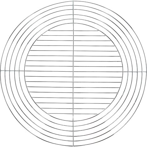 Grille ronde réglable - Acier chromé (1/2)