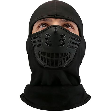 Masque ski femme visage complet – Cagoule chaude anti-vent, sports extérieur temps froid (1/5)