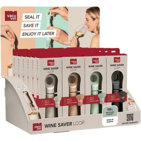 VACUVIN - PRESENTOIR 24 POMPES A VIN LOOP (1/5)