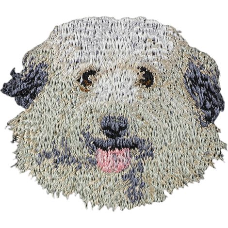 Pastor de los Pirineos: parche con forma de perro, parche bordado, decoración única para mochilas de Art-Dog (1/3)