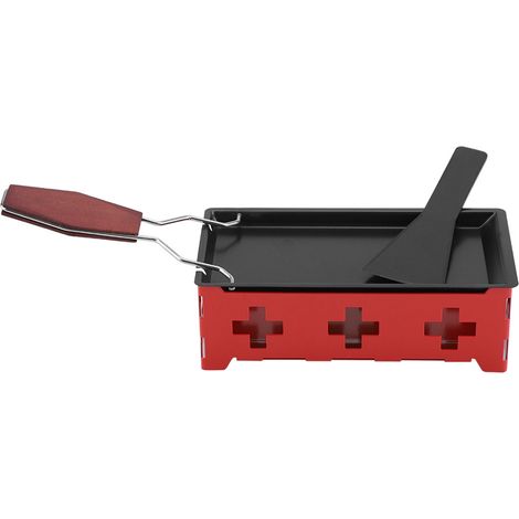 Lot de 2 Plaque à Rôtir Raclette Fromage avec Manche Amovible, Plateau Cuisson pour Poêle, Barbecue, Cuisine, Outil de Grillage (1/5)