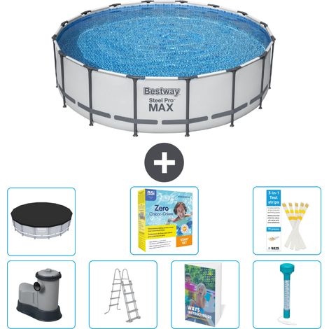 Bestway Steel Pro MAX Rund - 488x122 cm - 8-teilig S532
