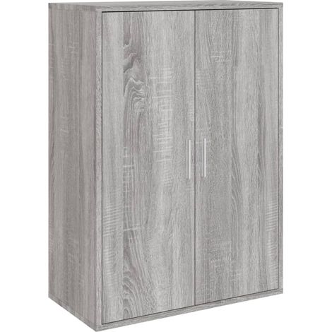 Credenza buffet cassettiera mobile contenitore organizer cucina soggiorno soggiorno Sonoma 60 x 31 x 84 cm derivati del legno grigio 020036391