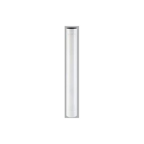 12 x TUBO PORCELLANATO D 10 X H 100CM BIANCO CLASSIC