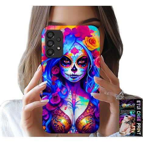 Hülle für Samsung Galaxy A53 5G – Mexikanische, farbenfrohe Königin des Todes (1/5)