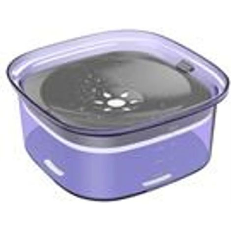 Gamelle pour chien de 2 L, grande capacité, amovible et étanche, anti-étouffement et anti-débordement, protège de la poussière, des saletés et des poils d'animaux - 21,3 x 21,3 x 9,5 cm