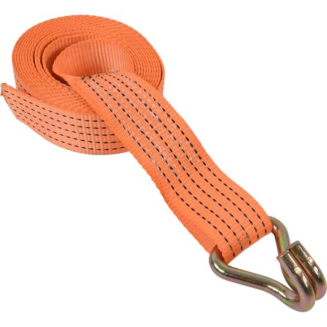 50 mm Polyester-Ratschenspanngurt mit doppeltem J-Haken zur Sicherung von Autoladung und Gepäck, 10 Meter (32,8 Fuß) (1/5)