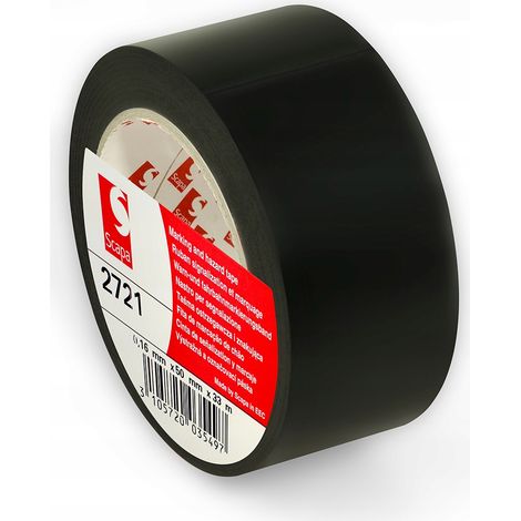 Nastro segnaletico per pavimenti Scapa 2721 nero, 50 mm / 33 m (1/5)
