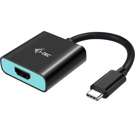 i-tec C31HDMI60HZP cavo e adattatore video 0,15 m USB tipo-C Nero, Turchese (1/5)