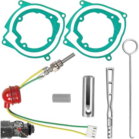 Bougie de Préchauffage en Céramique avec Filtre et Outil de Démontage, Kit de Réparation de Chauffage de Stationnement 12v 5KW/8KW, Accessoires de Chauffage Diesel Universel pour Voiture,Camion,Bateau (1/5)