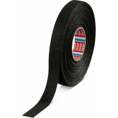 Ruban Isolant - Sangle Noire 15 mm x 25 m - Pour Fixation Électrique et Mécanique - 1 Unité
