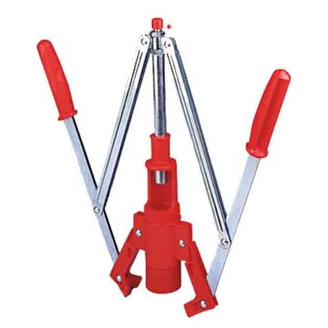 TAPPATRICE A DUE LEVE PER TAPPI IN PLASTICA Ø max 26 mm (1/2)