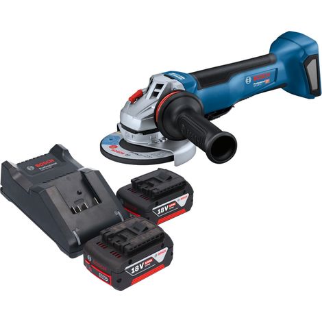 Smerigliatrice angolare a batteria Bosch GWS 18V-10 P Professional 18 V 125 mm Brushless + 2 batterie da 5,0 Ah + caricabatterie (1/5)