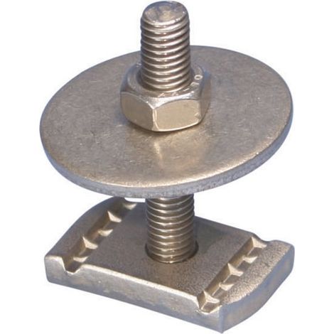 Ecrou cylindrique double prémonté acier électrozingué M8x40 – Filetage métrique pas standard – Pour béton armé – Erico