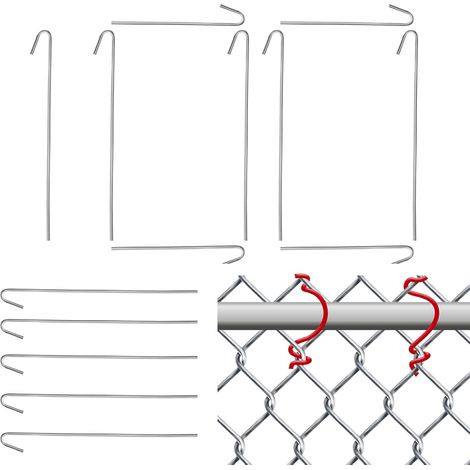 Attaches Pour Clôture Résistants - 100 Pièces Attaches en Fil - Sangle En (1/5)