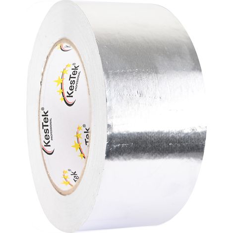 KesTek Aluklebeband Klebeband Aluminium Klebeband Reparaturband 50mm x 50m (1/3)