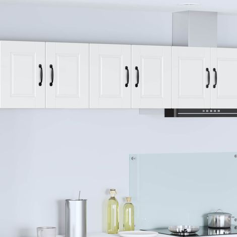 vidaXL Meuble mural PORTO 2 pcs Blanc 60 x 31 x 40 cm (1/5)