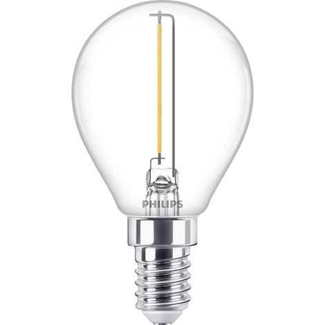 Led e14 globe 15w klar 136lm (1/5)
