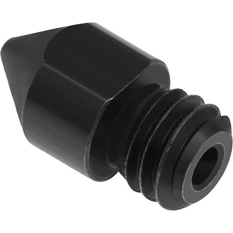 Stück gehärtete Stahldüsen 0,4 mm für 1,75-mm-Filament für Creality Ender 3/CR-10/CR-10S Pro/TEVO Tar-0 4 mm – Schwarz