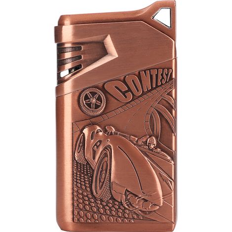 Allume-cigare électrique sans flamme double arc résistant au vent (couleur bronze violet) (1/5)