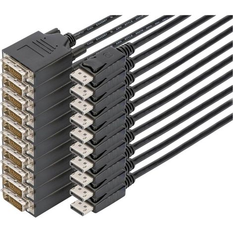 Digitus AK-990900-020-S câble vidéo et adaptateur 2 m DVI-D Noir (1/3)