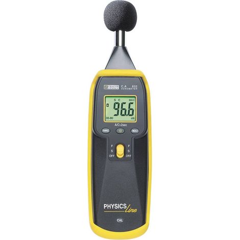 Chauvin Arnoux Sonomètre C.A 832 37 - 130 dB 31.5 Hz - 8000 Hz C657021 (1/3)