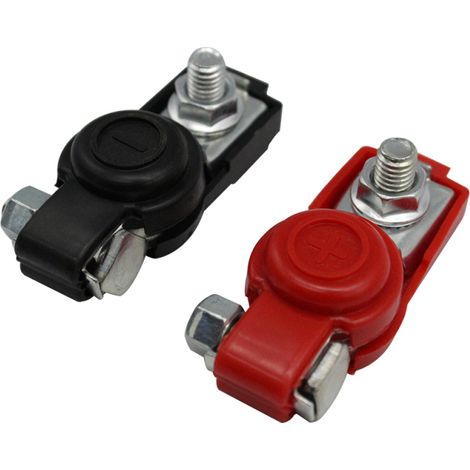 Connecteur borne batterie à pince réglable pour voiture – Connexion rapide, compatible tout véhicule (1/5)