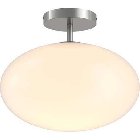 [NEUWERTIG] B-Ware Lindby Deckenlampe Sonika LED Lampe Leuchte dimmbar nickel Ø40cm oval glas (1/2)