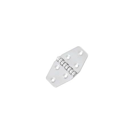 CERNIERA INOX mm.70X40X1,5 AISI304