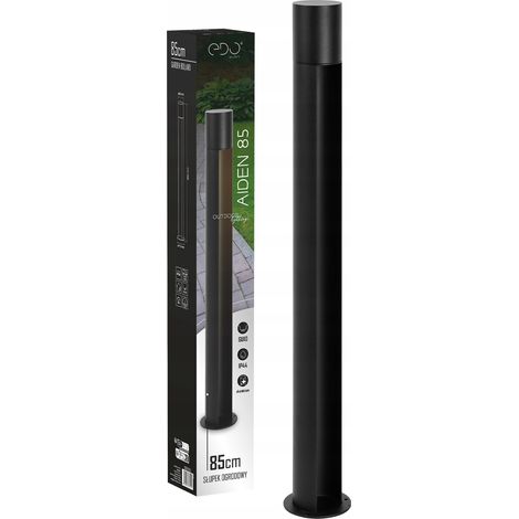 Borne lumineuse extérieure AIDEN 85cm IP44 GU10 230V noir EDO777714 EDO Solutions (1/5)