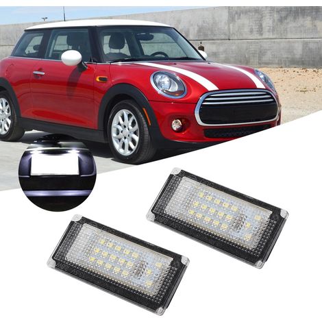 Plaque d'immatriculation LED 18 LEDs 6000K Blanc Froid, 1 Paire Lampe de Plaque pour ONE R50 2001-2006, Éclairage de Plaque d'Immatriculation (1/5)