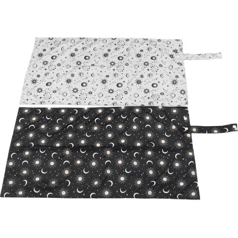 2 protège-matelas imperméables pour incontinence, réutilisables, lavables, respirants, pliables, housse de berceau pour bébés et jeunes enfants. (1/5)