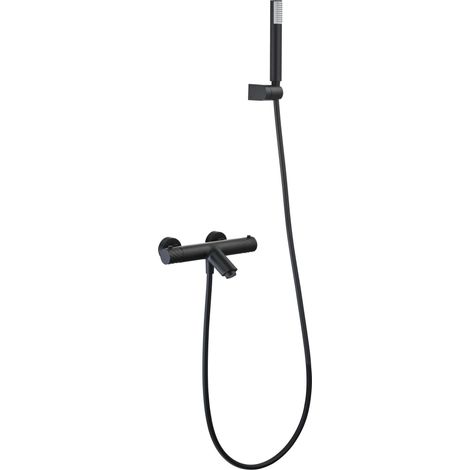 Kit bagno/doccia termostatico Bless finitura nero opaco [ IMEX® ] (1/3)
