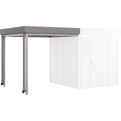 Hörmann Loungedach für "Juno" Gerätehäuser, graualuminium, 225 x 229 cm (1/5)