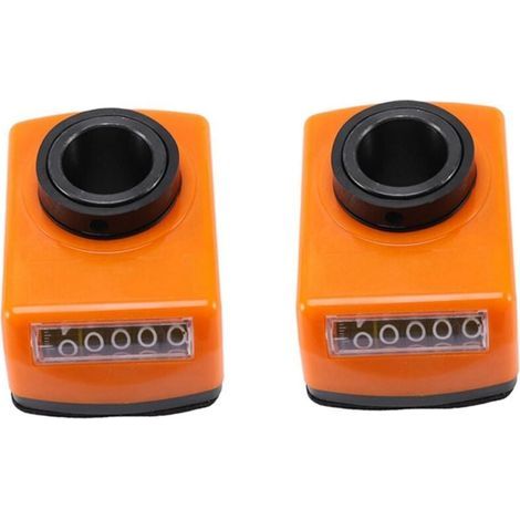 2 x Contatore digitale di posizione per tornio tipo 09 con foro albero da 20 mm (1/4)