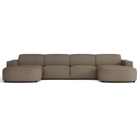 Selsey Sallmo - Wohnlandschaft U-Form, universell, Hellbraun, 374 cm (1/5)
