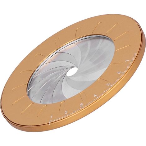 Outil à tracer des cercles circulaire en acier inoxydable à diamètre réglable pour le travail du bois. (1/4)