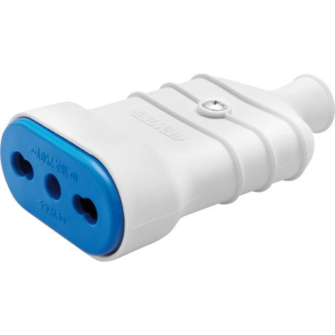 Presa Mobile Bivalente Bianca 2P+T 16A 250V GW28205