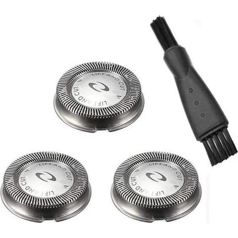 Tête De Rasoir De Rechange - Acier Fin - Compatible Avec Modèles Philips Norelco HQ3 HQ4 HQ55 HQ56 HQ6900 HQ6868 HQ5812 HQ6874 - 3 Pièces (1/5)