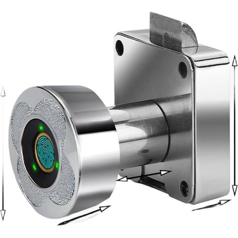 Electronic fingerprint lock for alloy cabinet drawers (1/5)
