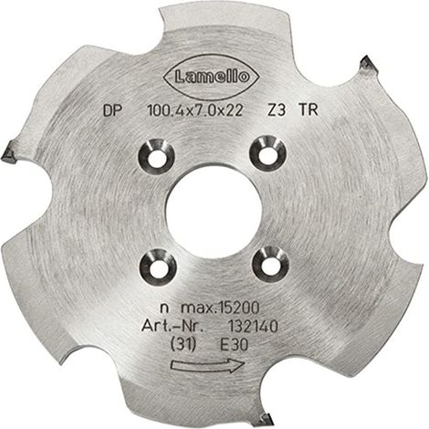 Lamello fresa diamante 132140 100,4 mm longitud 22 mm altura