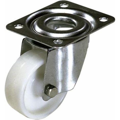 Roulette pivotante nylon Ø 125 x 155 - 200 Kg (1/3)