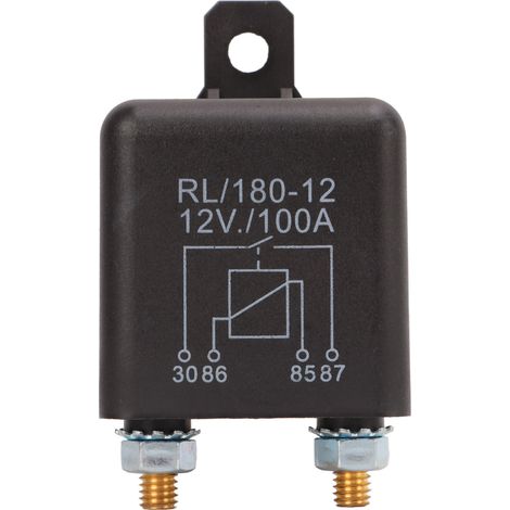 GARRYFIZH Relais de démarrage Batterie Isolant Charge Relais Commutateur pour Voitures Motos Démarreurs Moteurs GPS 12V