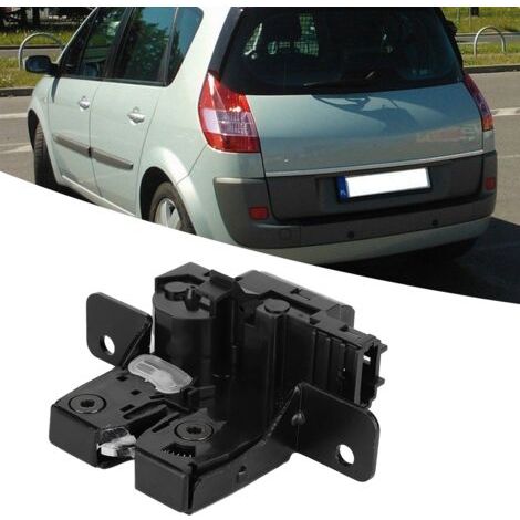 Pair - SJLERST Serrure de hayon de coffre, serrure de loquet de loquet de compartiment arrière pour Clio III, Megane II, Grand Scenic II OE 8200076240 serrure sur la porte arrière renault 2+serrure de (1/5)