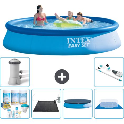 Intex Piscina Easy Set Rotonda - 396x84 cm - 7-pezzi S20169 (1/5)