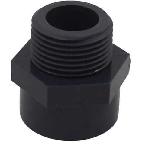 Embout filete pvc male 32mm embout a visser piscine raccord mixte pvc manchon fileté pvc,DN25,2pcs (Diamètre Interne 32mm - 1" filetage) (1/5)